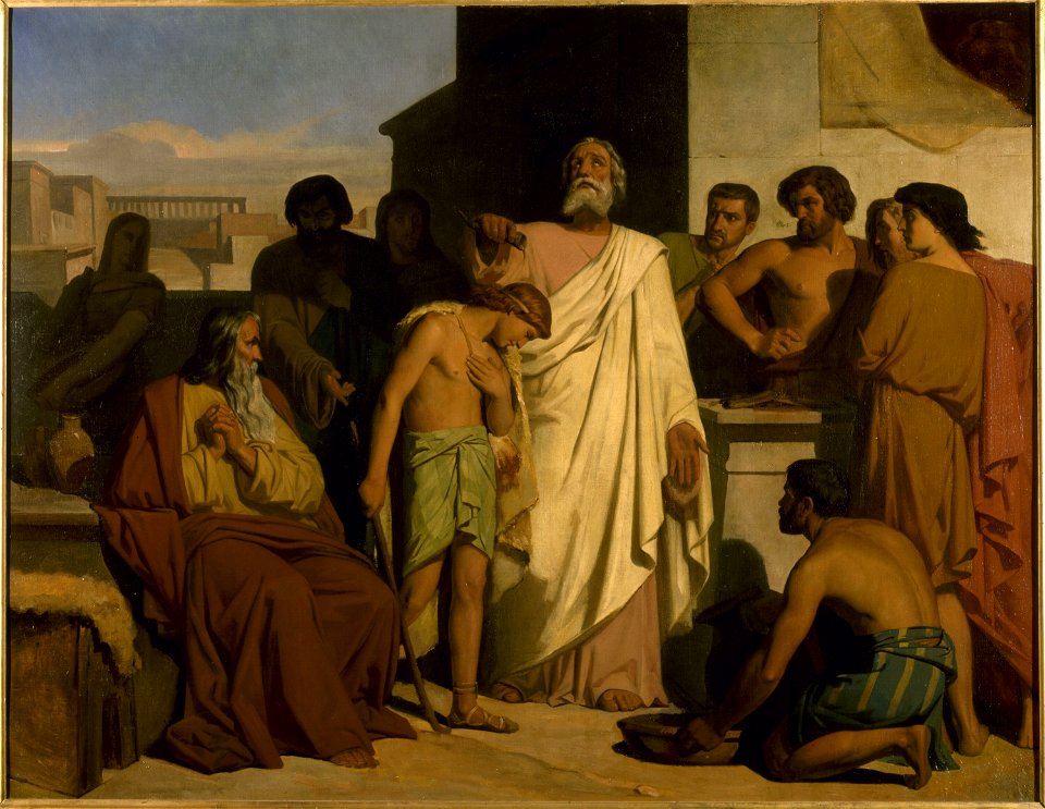 Félix-Joseph Barrias - L'onction de David par Samuel - PDUT1464 - Musée des Beaux-Arts de la ville de Paris