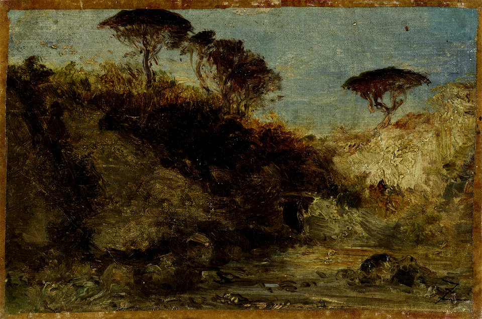 Félix Ziem - Naples, pins parasols - PPP288 - Musée des Beaux-Arts de la ville de Paris
