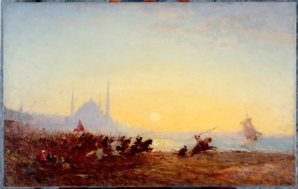 Félix Ziem - Fantasia à Constantinople - PPP222 - Musée des Beaux-Arts de la ville de Paris