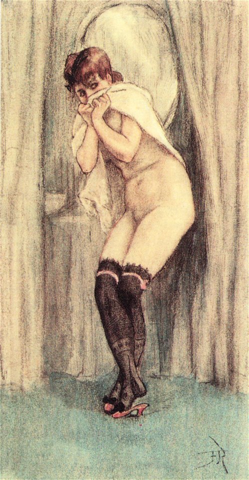 Félicien Rops - Au feu!