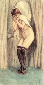 Félicien Rops - Au feu!