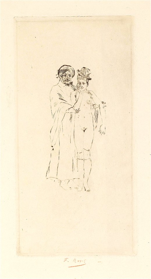 Félicien Rops Ma fille, Monsieur Cabanel