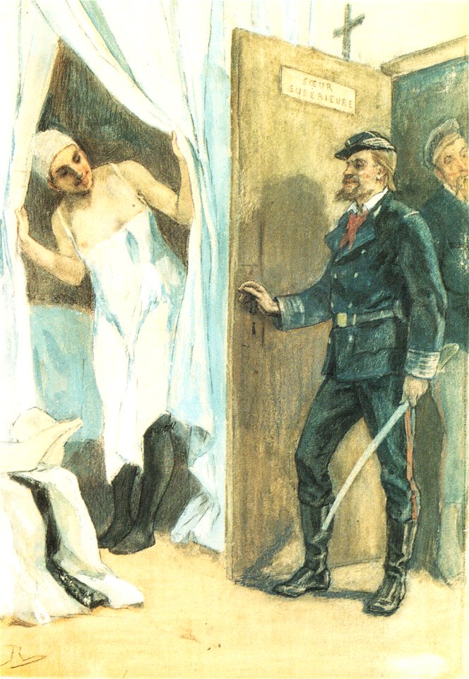Félicien Rops - La perquisition