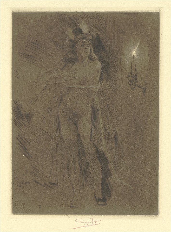 Félicien Rops - La vengeance d'une femme 