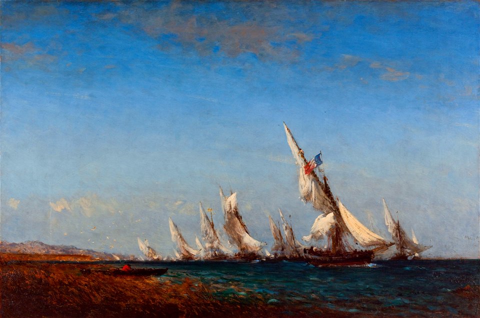 Félix Ziem - Rentrée de pêcheurs à Martigues - PPP202 - Musée des Beaux-Arts de la ville de Paris