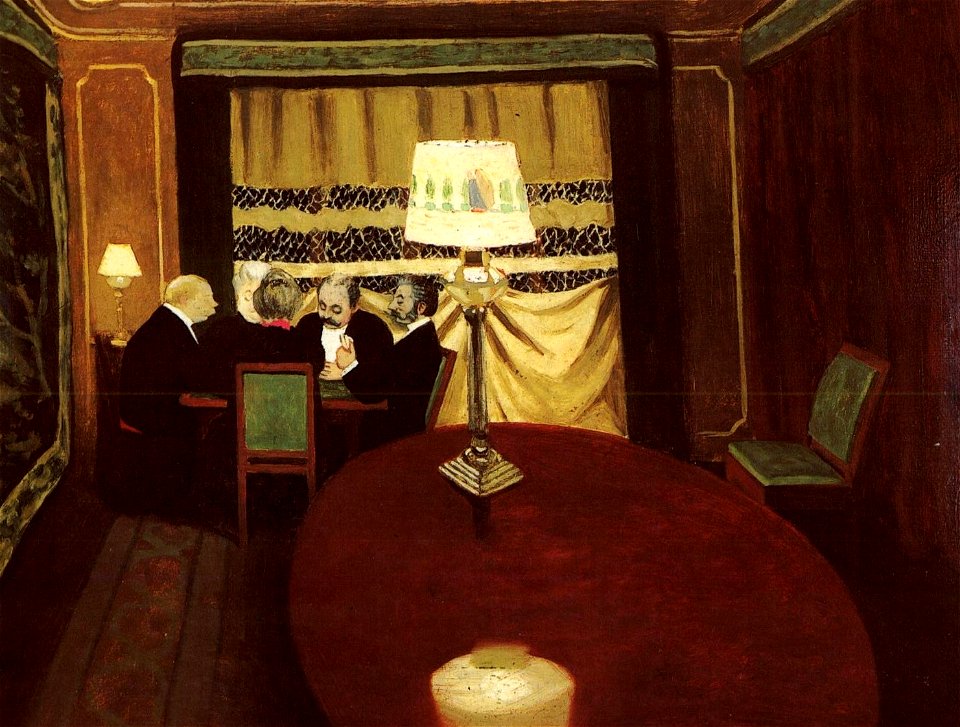 Félix Vallotton, 1902 - La partie de poker