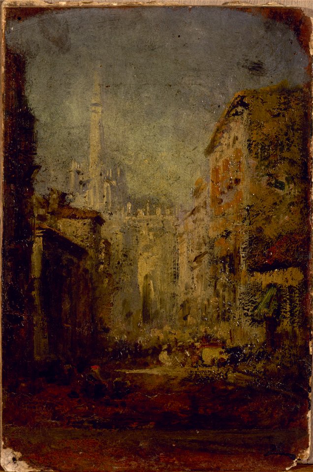 Félix Ziem - Le Dôme de Milan - PPP317 - Musée des Beaux-Arts de la ville de Paris