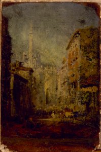 Félix Ziem - Le Dôme de Milan - PPP317 - Musée des Beaux-Arts de la ville de Paris