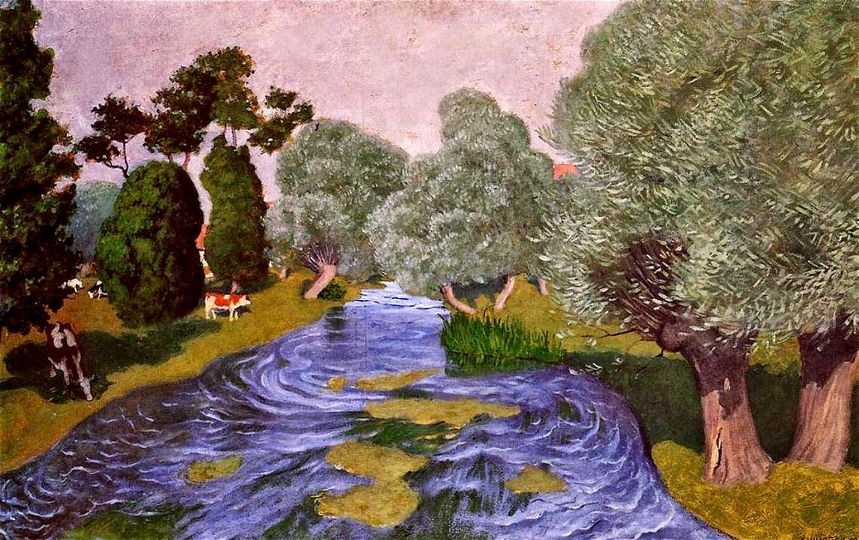 Félix Vallotton, 1903 - Paysage à Arques-la-Bataille