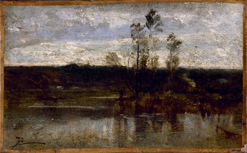 Félix Ziem - Bord de rivière - PPP305 - Musée des Beaux-Arts de la ville de Paris