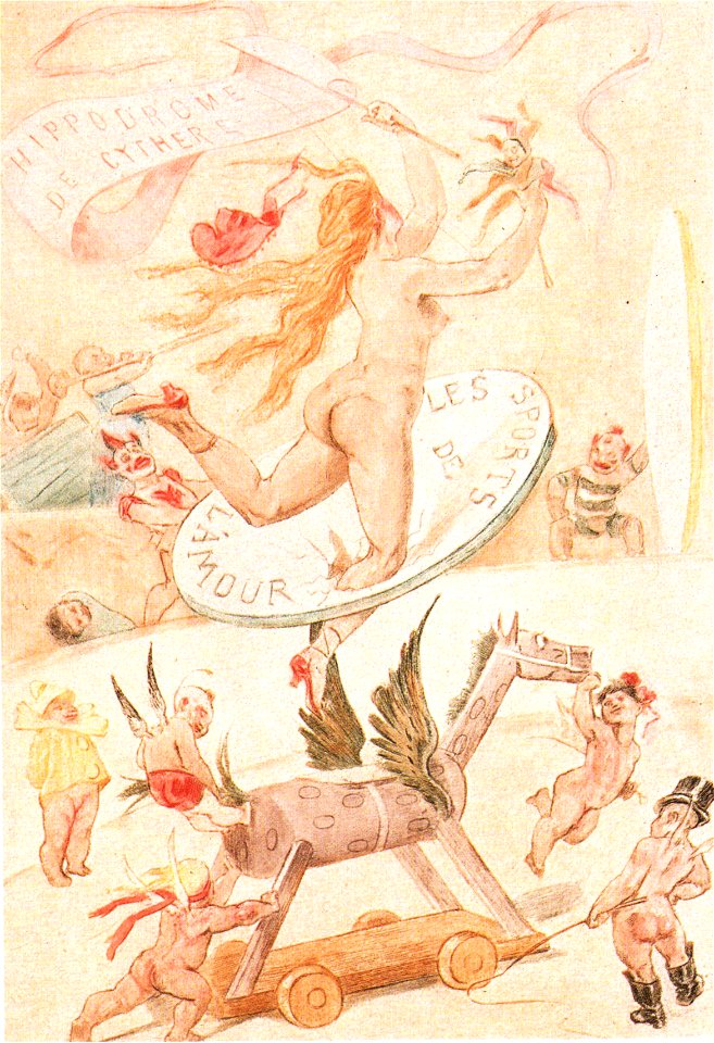 Félicien Rops - Quatrième dizain - Hippodrome de Cythère