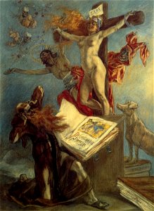 Félicien Rops - La tentation de Saint Antoine