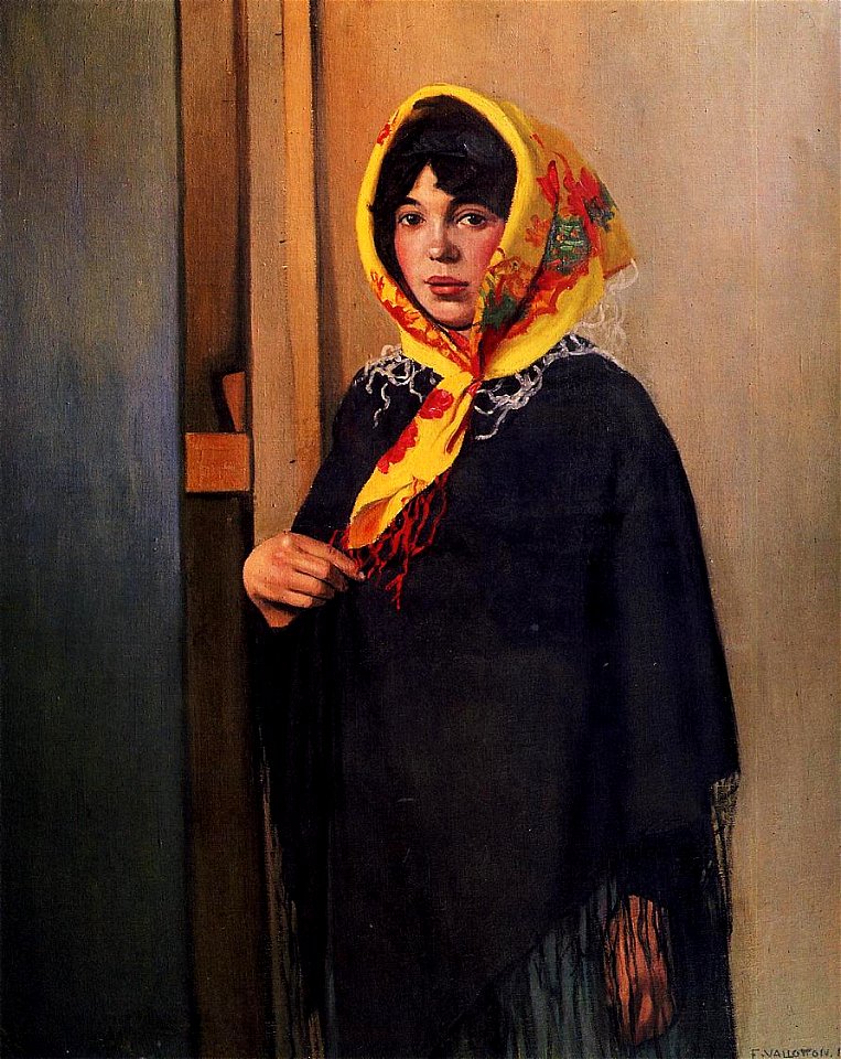 Félix Vallotton, 1911 - Jeune femme au foulard jaune
