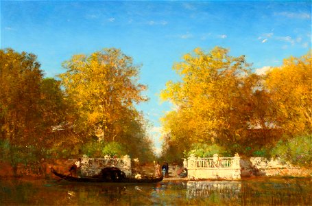 Félix Ziem Venise Entrée des jardins français