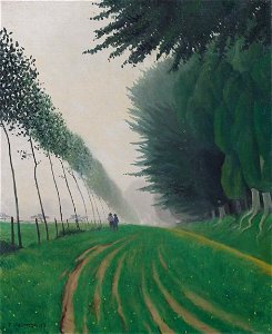 Félix Vallotton, 1917 - Effet de brume, Honfleur. Free illustration for personal and commercial use.