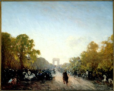 Félix Ziem - L'Avenue des Champs-Elysées - P2303 - Musée Carnavalet