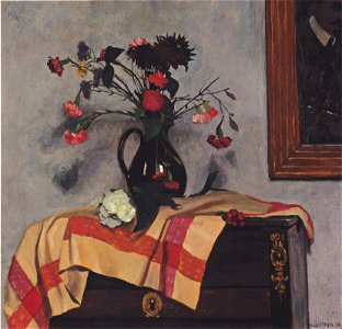 Félix Vallotton - Stillleben mit Selbstportrait