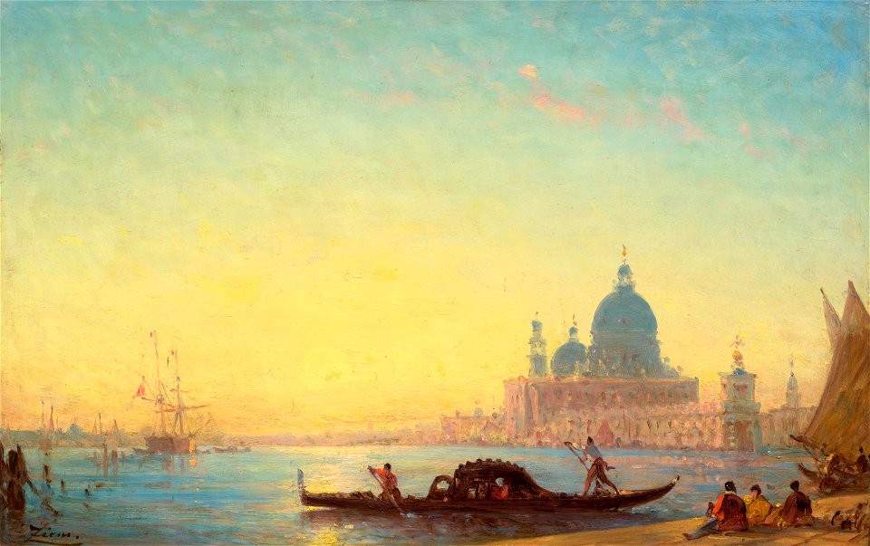 Félix Ziem Venice La Salute et la Douane