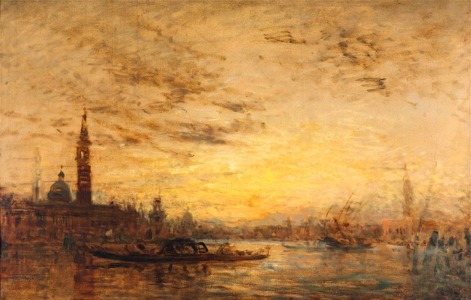 Félix Ziem - Venise, la Giudecca au crépuscule - PPP235 - Musée des Beaux-Arts de la ville de Paris
