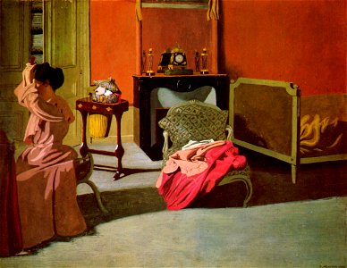 Félix Vallotton, 1900 - Femme se coiffant
