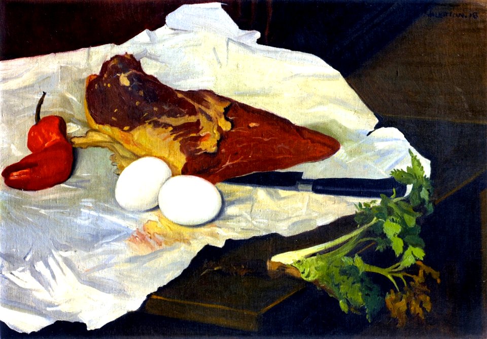 Félix Vallotton, 1918 - La viande et les œufs