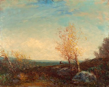 Félix Ziem - Cerf dans la forêt de Fontainebleau - PPP224 - Musée des Beaux-Arts de la ville de Paris