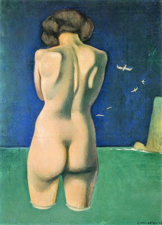Félix Vallotton, 1919 - Baigneuse aux oiseaux