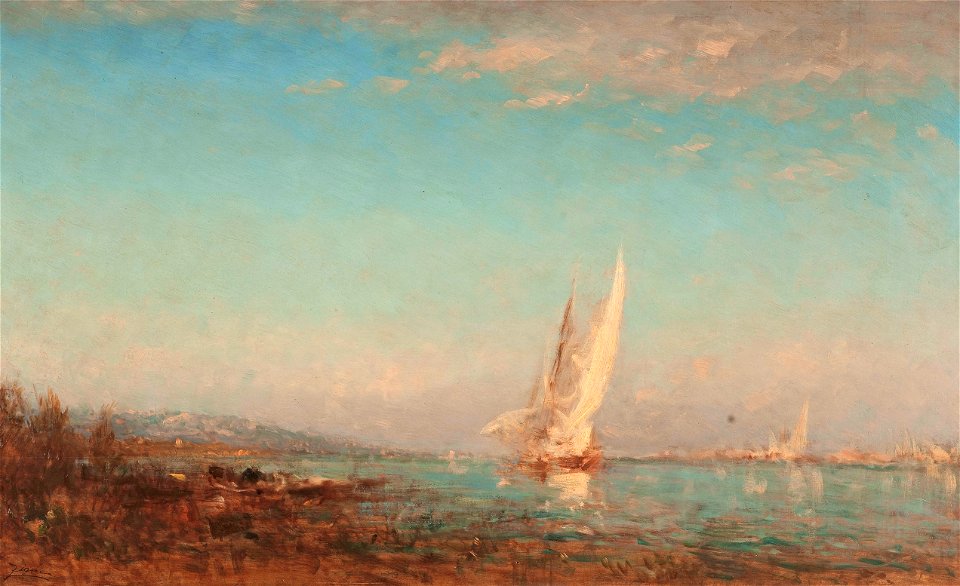Félix Ziem - Martigues, la voile blanche - PPP215 - Musée des Beaux-Arts de la ville de Paris
