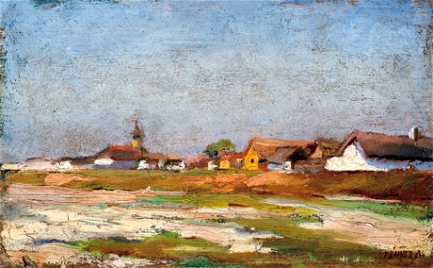 Fényes Adolf - ismeretlen - Kecskeméti látkép