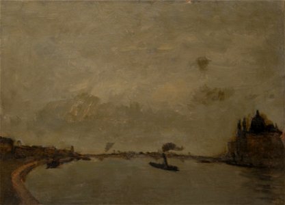 Fényes Adolf - Ködös Budapest