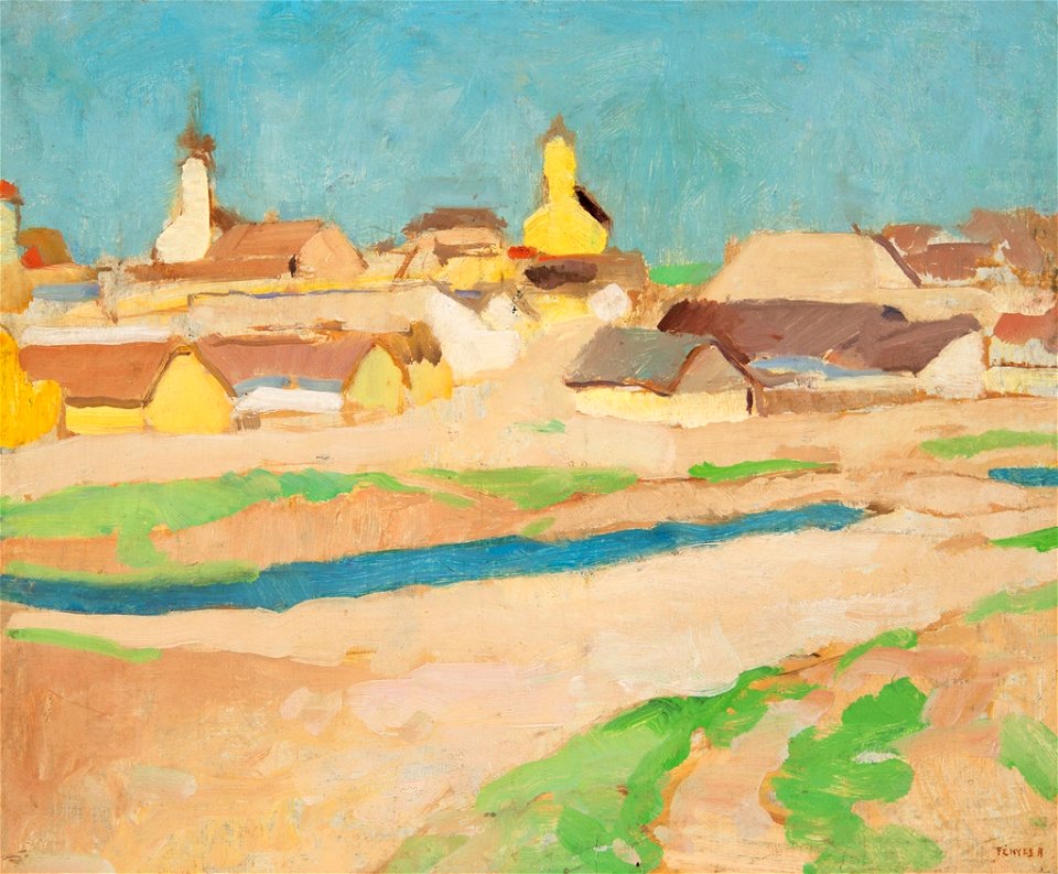 Fényes Adolf - 1907-1908 - Szentendrei táj