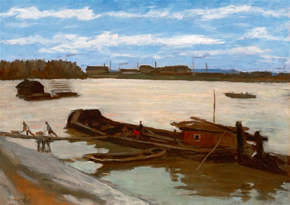 Fényes Adolf - Tisza-part