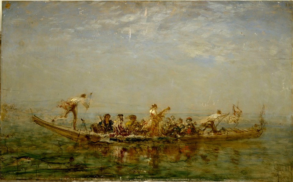 Félix Ziem - Le caïque - PPP245 - Musée des Beaux-Arts de la ville de Paris