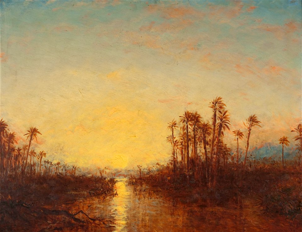 Félix Ziem - Khartoum, coucher de soleil - PPP236 - Musée des Beaux-Arts de la ville de Paris