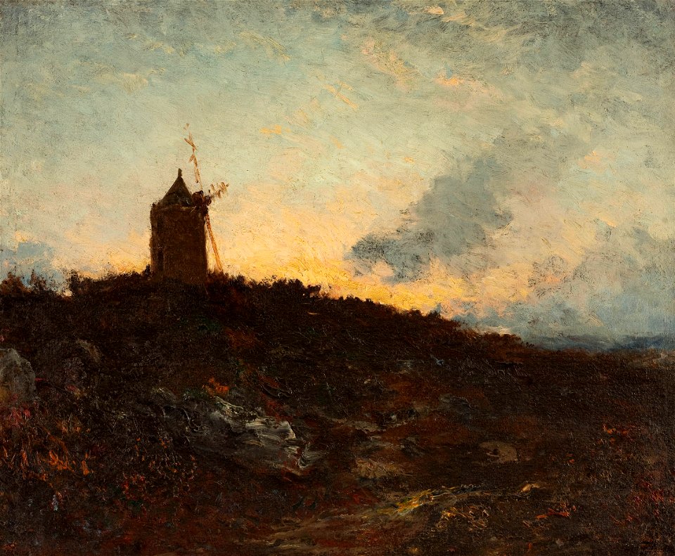 Félix Ziem - Le Moulin (environs de Martigues) - PPP241 - Musée des Beaux-Arts de la ville de Paris