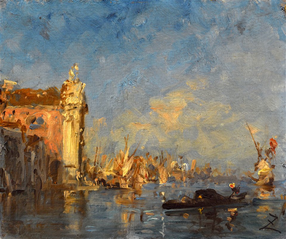 Félix Ziem - Venise, l'église des Gesuati - PPP302 - Musée des Beaux-Arts de la ville de Paris