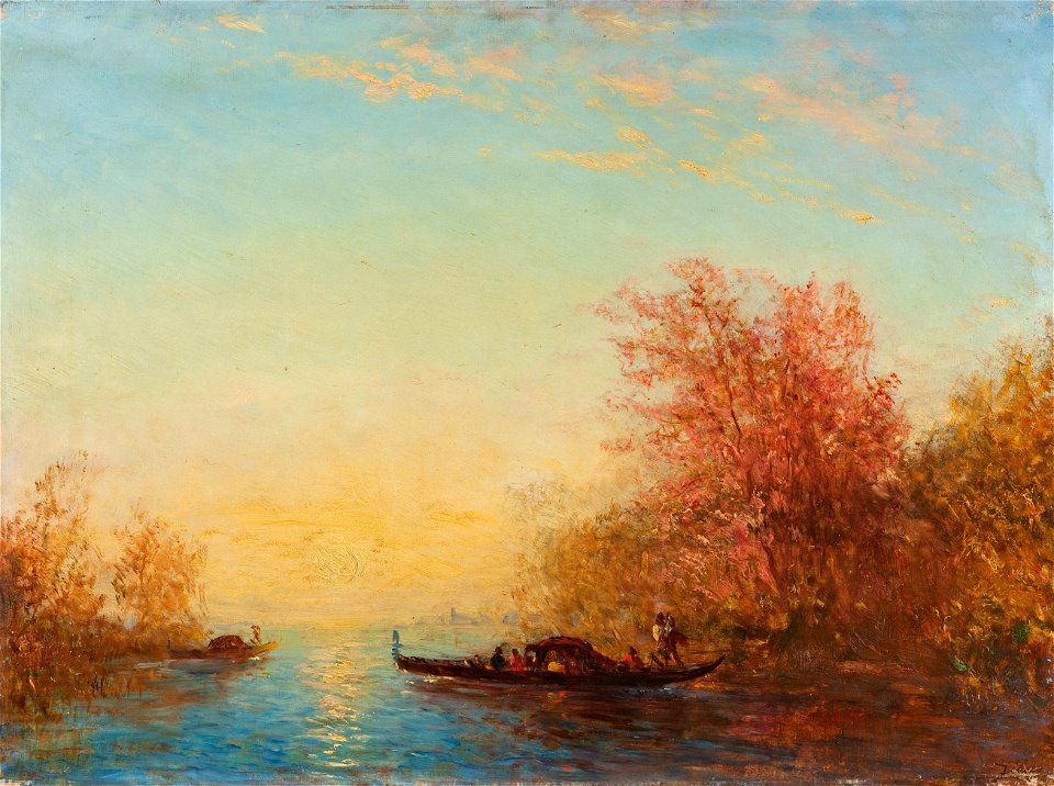 Félix Ziem - Fusine, environs de Venise - PPP206 - Musée des Beaux-Arts de la ville de Paris