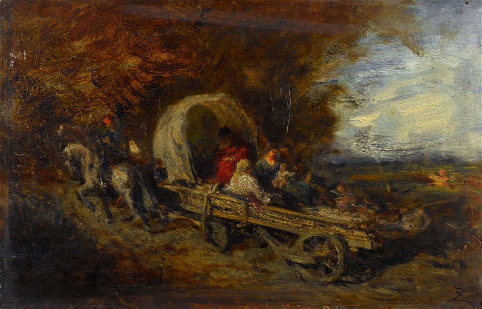 Félix Ziem - Le chariot - PPP257 - Musée des Beaux-Arts de la ville de Paris