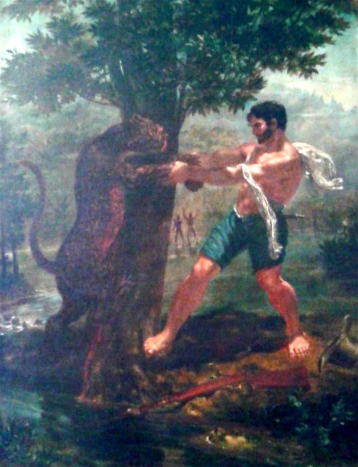 Félix-Émile Taunay - O caçador e a onça