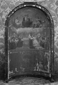 Félix-Joseph Barrias - Maquette pour la chapelle de la maison de l'éducation des jeunes ouvrières, l'Impératrice mettant l' - PPP4629 - Musée des Beaux-Arts de la ville de Paris