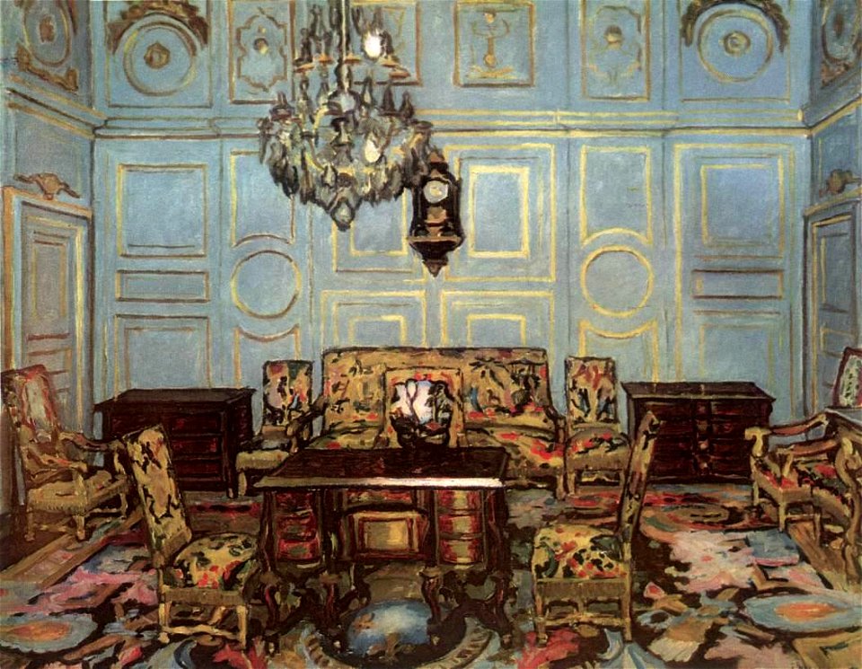 Fényes Adolf - Mme de Maintenon szalonja
