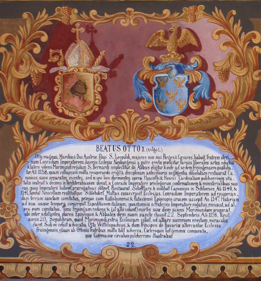 Fürstengang Tafel 22 - Otto von Freising