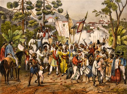 Fête de Ste. Rosalie, Patrone des négres by Johann Moritz Rugendas