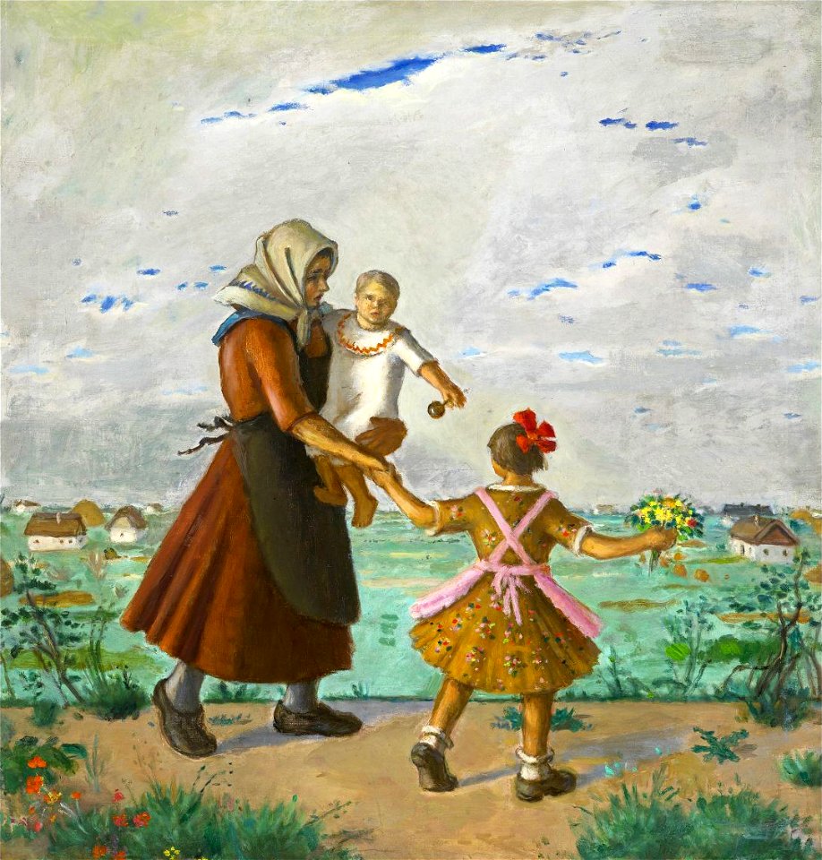 Fényes Adolf - Anya és Gyermekei