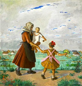Fényes Adolf - Anya és Gyermekei