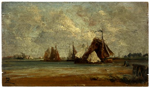 Félix Ziem - Les sloops de pêche - PPP277 - Musée des Beaux-Arts de la ville de Paris