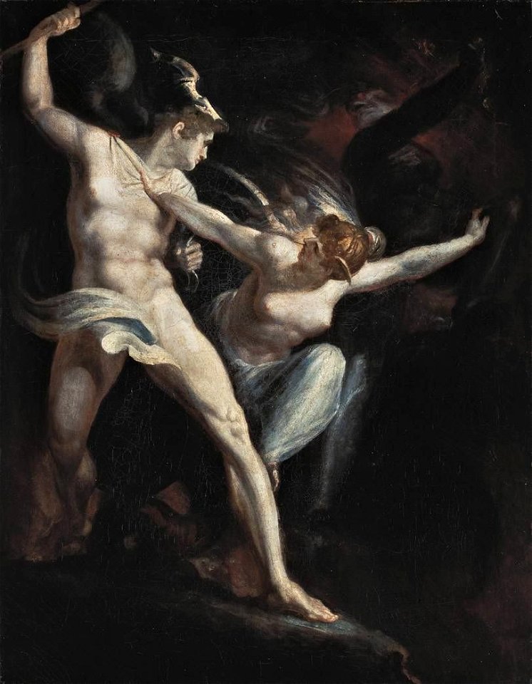 Füssli - Satan und Tod, von der Sünde getrennt, 1792-1802