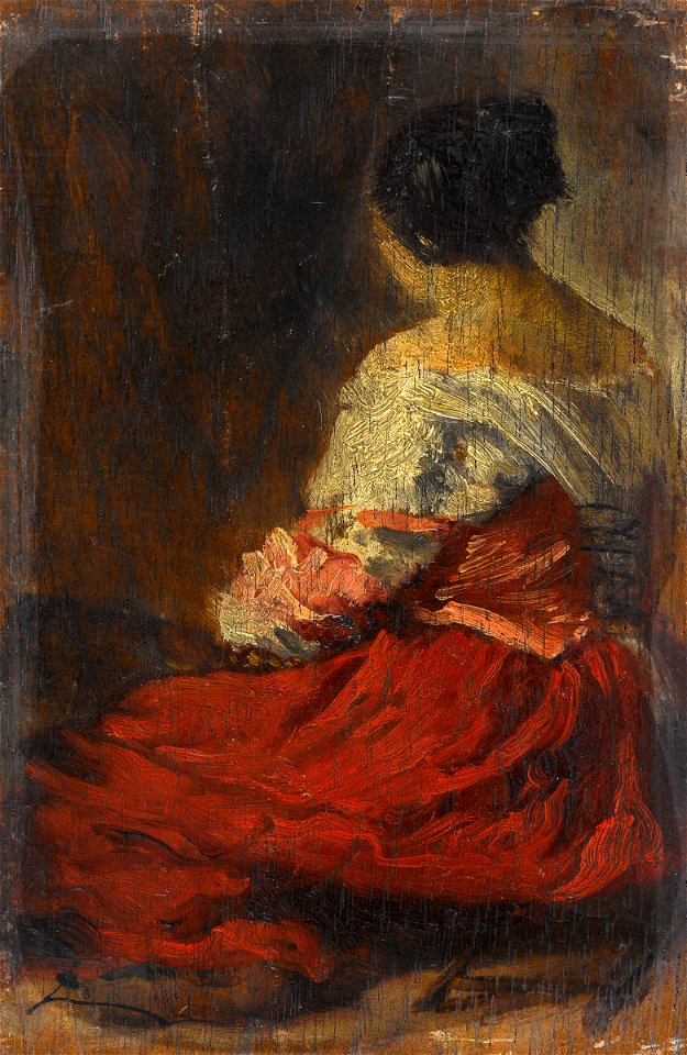 Félix Ziem - La jupe rouge - PPP256 - Musée des Beaux-Arts de la ville de Paris