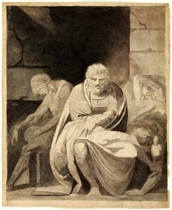 Füssli - Ugolino and His Sons Starving to Death in the Tower, 1806