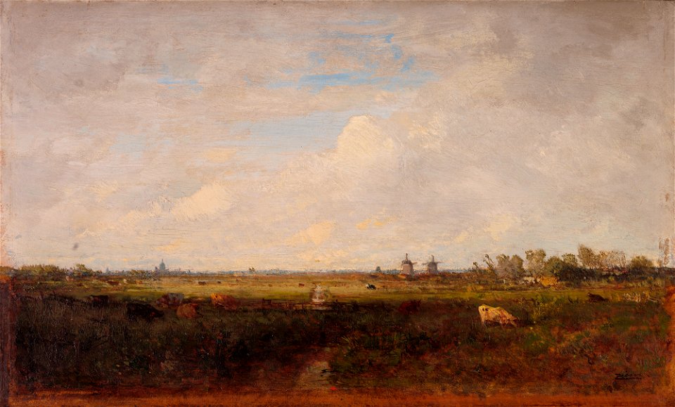 Félix Ziem - Lowland pastures - Isabella Stewart Gardner museum